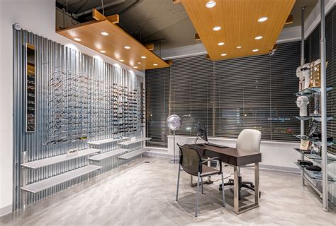 Award Winning High Tech Optometry Office - Urban Spaces Design Co Inc.