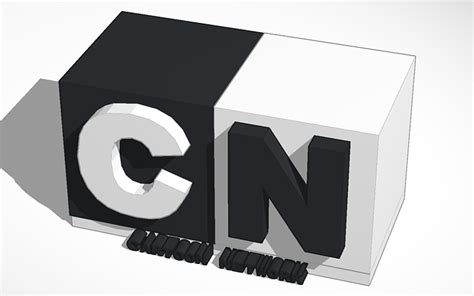 3D design Cartoon Network Logo - Tinkercad