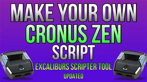 How To Build Your Own Cronus Zen Script With Excaliburs Zen Scripter ...