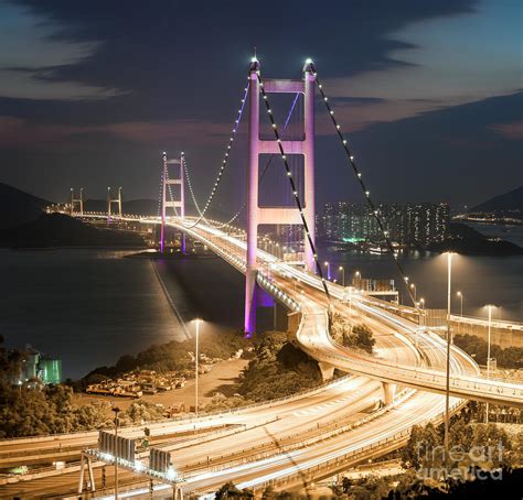 Tsing ma bridge Hong Kong Photograph by Matteo Colombo - Fine Art America