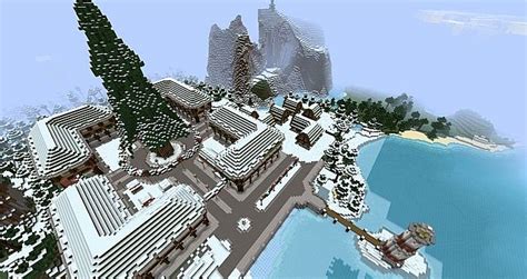 Winter Village Minecraft Map