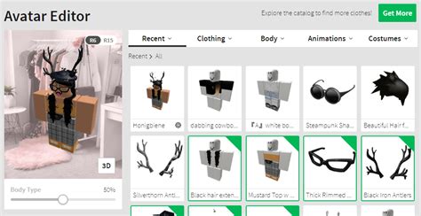 Roblox Avatar Customization Theme | Userstyles.org