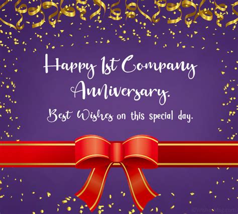 100+ Company Anniversary Wishes and Messages | WishesMsg