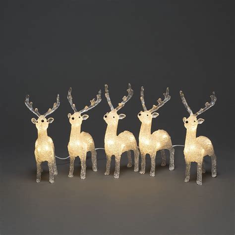 Illuminated Reindeer Set - Ruxley Manor