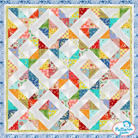 Diamond HST | Colorful quilts, Quilts, Quilting crafts