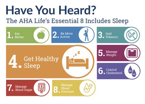 Have You Heard? The AHA Life's Essential 8 Includes Sleep - Healthier Sleep Magazine