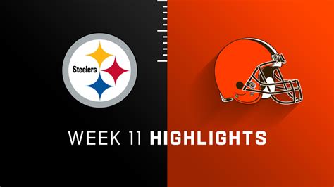 Pittsburgh Steelers vs. Cleveland Browns highlights | Week 11