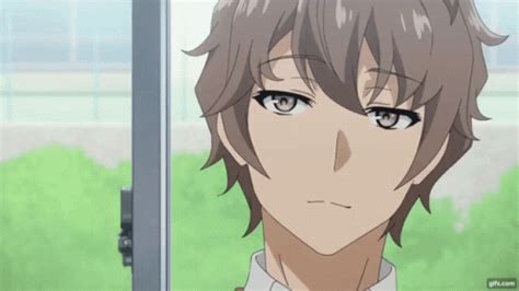 Anime Smirk GIF - Anime Smirk Sakuta Azusagawa - Discover & Share GIFs