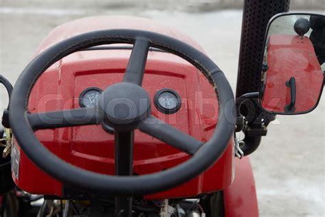 Agricultural tractor and its parts | Stock image | Colourbox