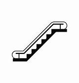 Escalator Coloring Page sketch template