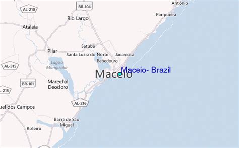 Maceio, Brazil Tide Station Location Guide