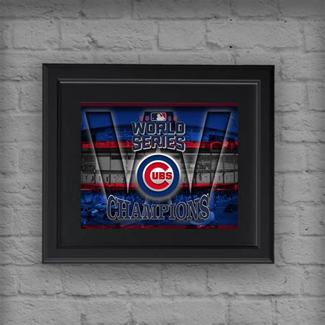 Chicago Cubs World Series Poster, Cubs World Series Artwork Cubs Gift ...