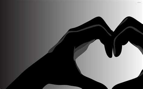 Black and White Heart Wallpaper (55+ images)