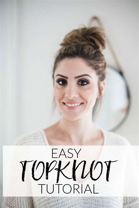 Beauty // Easy Topknot Tutorial - Lauren McBride