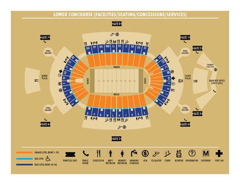 Michie Stadium Seating Plan | Elcho Table