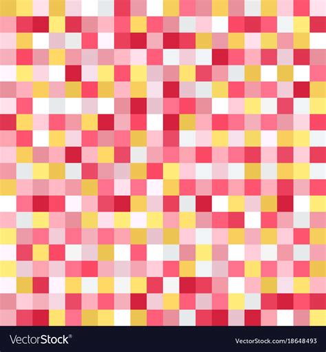 Square pattern pixel seamless background Vector Image