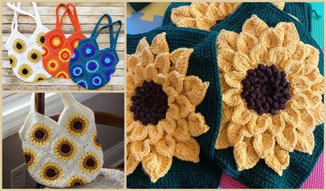 Sunflower Ideas and Free Crochet Patterns - Your Crochet