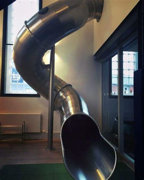 Top 70 Indoor Slide Ideas - Skip The Boring Staircase