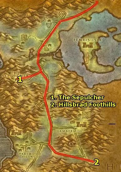 Ding80's Horde Hillsbrad Foothills Guide Part 1 Level 22