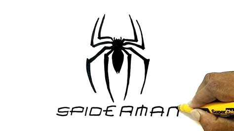 How to Draw the Spider-man Logo - YouTube