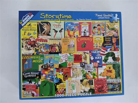 White Mountain 1000 Pc Puzzle Story Time | #3843614135