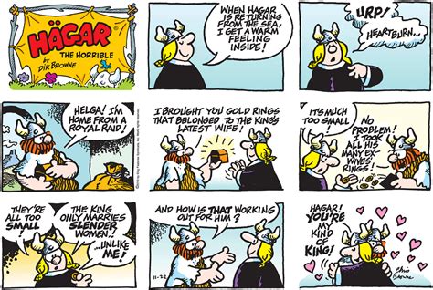 Hagar The Horrible Comic Strip 2015-11-22 | Comics Kingdom | Hagar the horrible, Comic strips ...