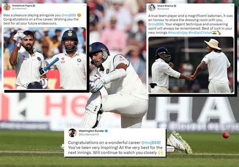 "True team player and magnificent batsman" - Indian cricketers react as ...