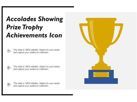 Accolades Showing Prize Trophy Achievements Icon | Presentation PowerPoint Templates | PPT Slide ...