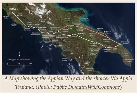 Appian Way map | Appian way, Ostia, Archaeological finds