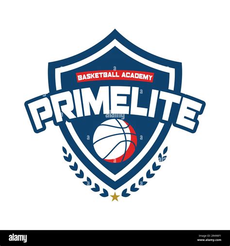 Prime lite Basketball academy sports logo Stock Vector Image & Art - Alamy