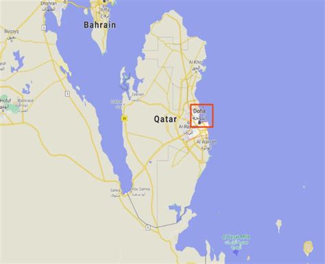 Doha Qatar Map Zones