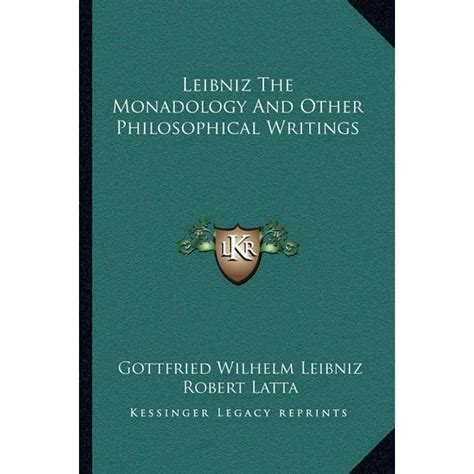 Leibniz the Monadology and Other Philosophical Writings (Paperback) - Walmart.com - Walmart.com