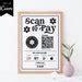 Custom QR Code Sign Business Editable Scan to Pay Template Canva Venmo Payment Method Sign ...