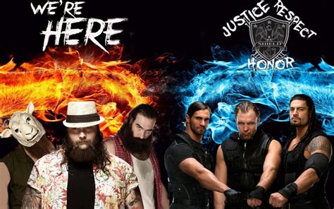 Wyatt Family vs Shield Wallpaper by AnyaYuy on DeviantArt