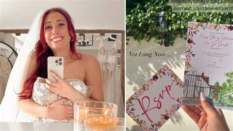 Stacey Solomon in tears as she shows off personalised wedding invites ...