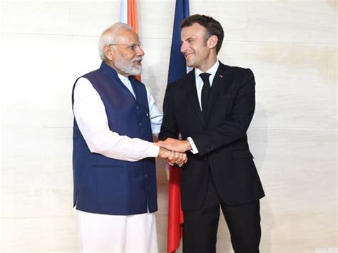 PM Modi to hold working lunch meeting with French President Macron today