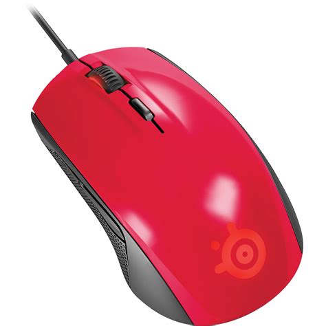 SteelSeries Rival 100 Optical Gaming Mouse (Forged Red) 62337