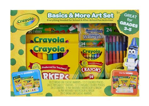 Crayola Basics And More Art Set - Walmart.com