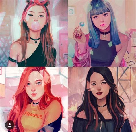 Pin by Sofi Luna on BLACKPINK | Black pink, Black pink kpop, Girl drawing