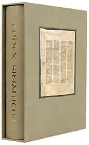 Codex Sinaiticus: Facsimile Edition (Greek Edition): 9781598565775 ...