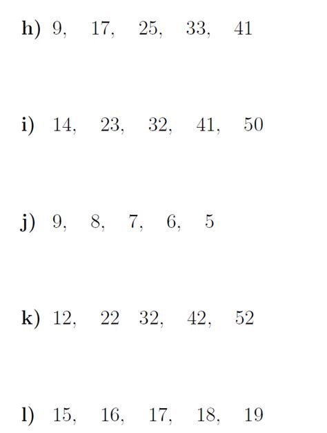 Arithmetic Sequence Worksheet 7th Grade