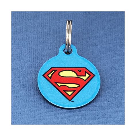 Superman Pet ID Tag | Super Hero Pet ID Disc | Marvel Pet Tag Dc Comics