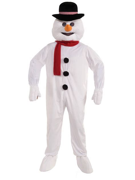 Mens Snowman Mascot Costume - PartyBell.com