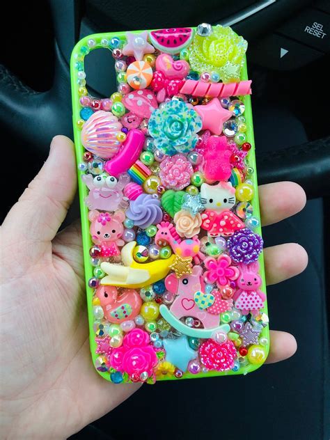 Custom Kawaii Decoden Case for Cell Phone iPhone 11 Pro Max | Etsy