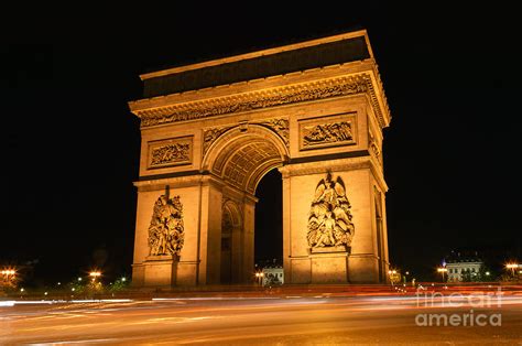 Arc de Triomphe at Night II Photograph by Clarence Holmes - Fine Art America