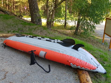 Intex Excursion Pro Kayak, Professional Series Inflatable Fishing ...