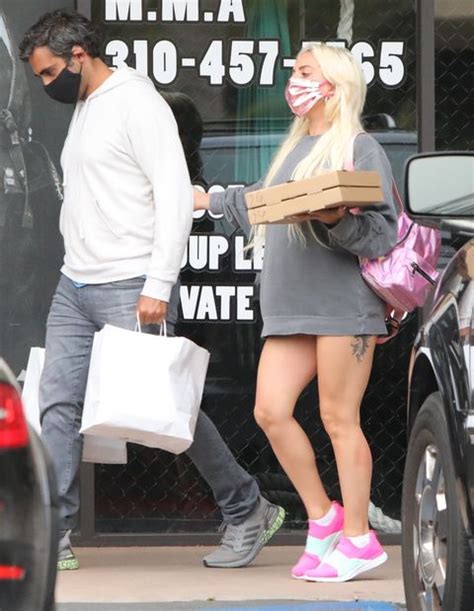 Lady Gaga Continues Leg-Baring Streak While Out with Michael Polansky