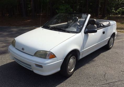 1992 GEO METRO CONVERTIBLE- WHITE AUTOMATIC TRANSMISSION for sale - Geo ...