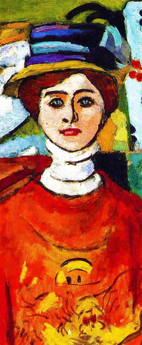 HENRI MATISSE. The Girl with Green Eyes. 1908. Girl With Green Eyes, Henri Matisse, Portrait Art ...