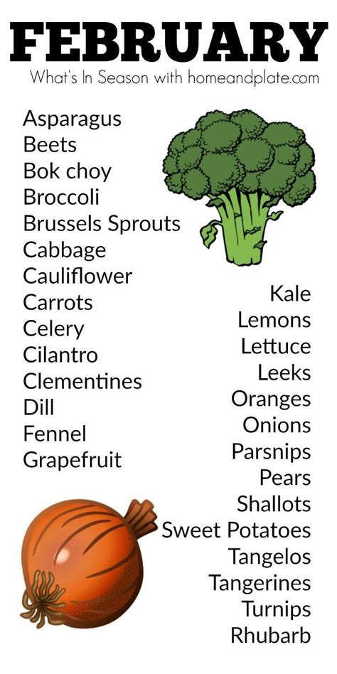 February seasonal foods Seasonal Produce Guide, In Season Produce, Seasonal Food, Fruit In ...